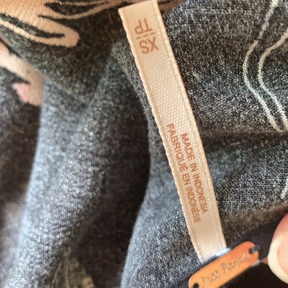 Free People Black Clear Skies Boho Tunic - Picture 10 of 12